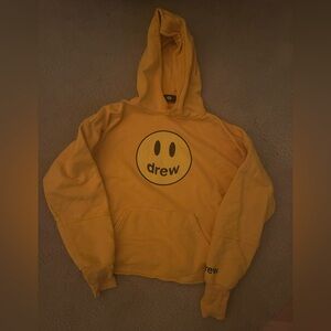 DREW Bright Yellow Hoodie with Iconic Logo